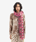 Pierre Louis Mascia HAWNBCI Shawl Scarf Cotton Silk 135x190 ROSA DAMASCO HAWNBCISW135X190PCO517306101