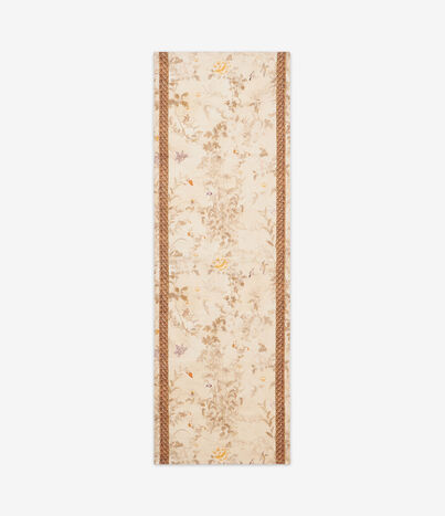 Pierre Louis Mascia CERBIATTOOTT Floral Table Runner Cotton 50x150 CHAMPAGNE CERBIATTOOTTB050X150PACCO513163101