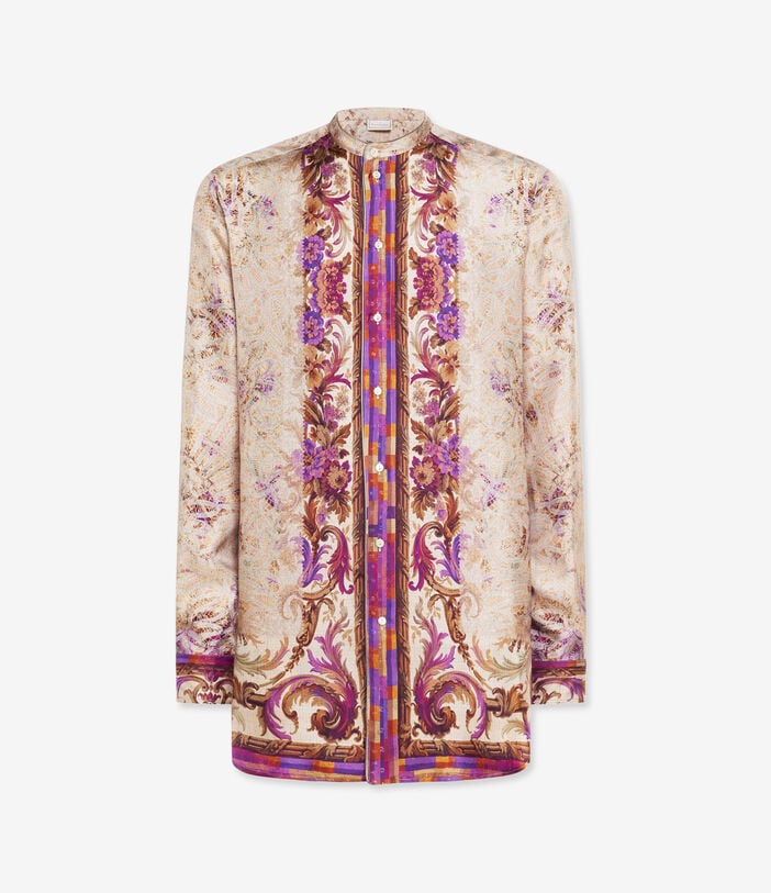 Pierre Louis Mascia ALOE Longsleeve Shirt Silk MALVA ALOESCML11185SE517868101