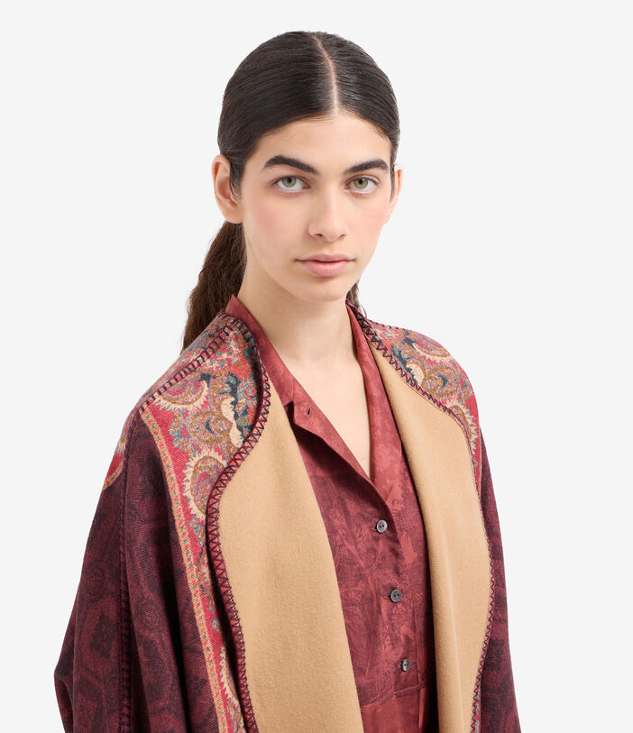 Pierre Louis Mascia PANCAKE Kimono Wool GRANATO PANCAKESGAKM12254WO516584101