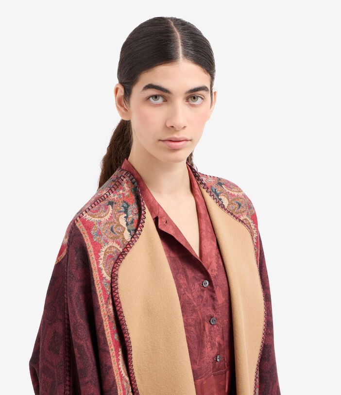 Pierre Louis Mascia PANCAKE Kimono Wool Pierre Louis Mascia PANCAKE Kimono Wool GRANATO PANCAKESGAKM12254WO516584101