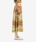 Pierre Louis Mascia ALOE A-line Skirt Silk CARAMELLO ALOESGO12353SE518136103