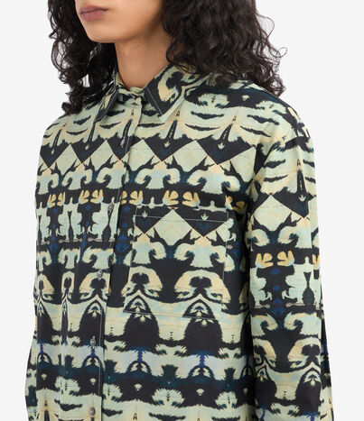 Pierre Louis Mascia TESLABIO Longsleeve Shirt Cotton Multicolor TESLABIOSCML12318CO513259101
