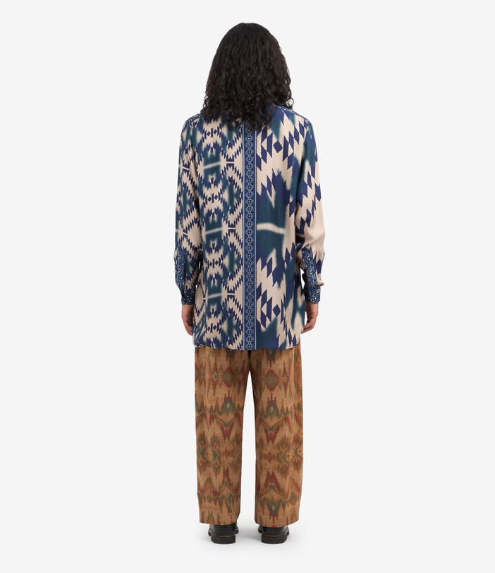 Pierre Louis Mascia ALOE Longsleeve Shirt Silk Multicolor ALOESCML11185SE513516101