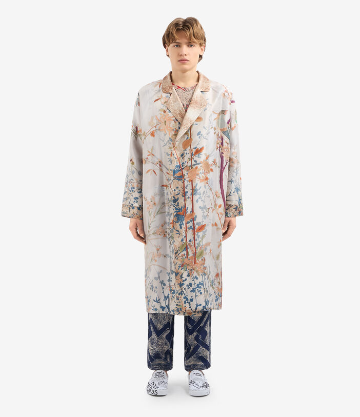 Pierre Louis Mascia ENEKAM Jacket/Raincoat Silk ECRU ENEKAMSPO12438SE514977101
