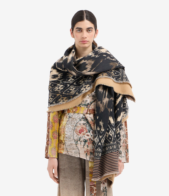 Pierre Louis Mascia PANCAKE Throw Wool 130x190 Pierre Louis Mascia PANCAKE Throw Wool 130x190 Multicolor PANCAKESGA130X190SWO515636101600