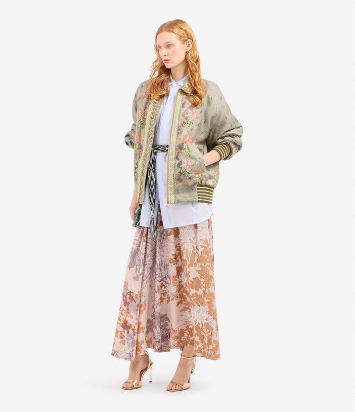 Pierre Louis Mascia ALOQHI Shortsleeve Shirt Cotton Silk SABBIA ALOQHICMC12797CO518188101