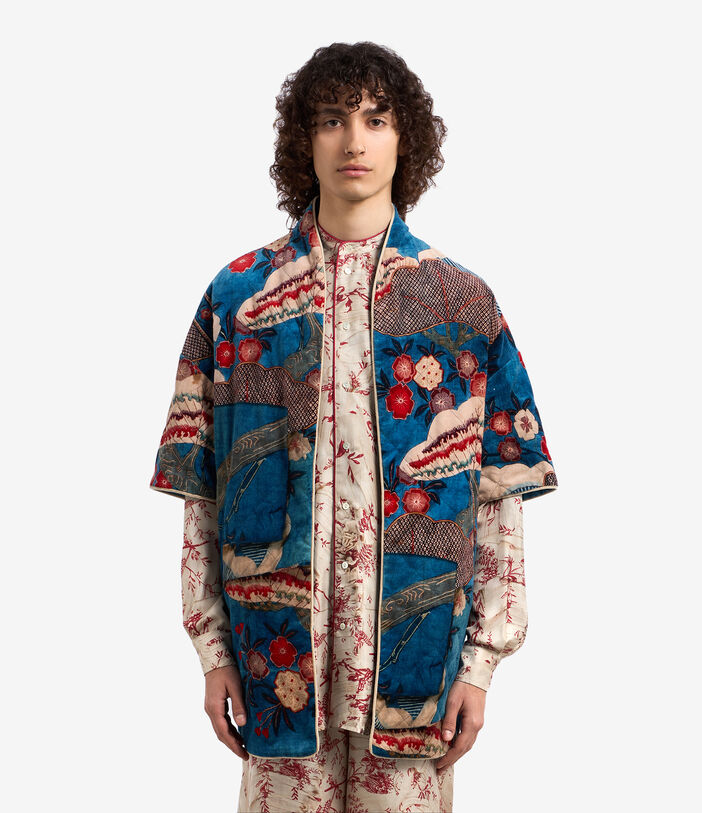 Pierre Louis Mascia REVADA Kimono Cotton Silk Multicolor REVADAKM10635CO122466101
