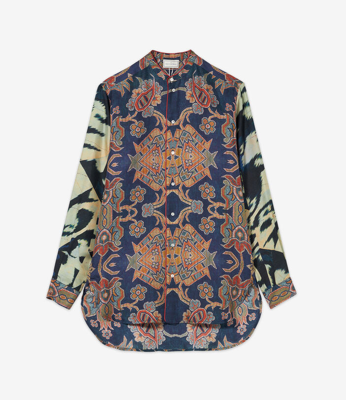 Pierre Louis Mascia ALOE Longsleeve Shirt Silk Multicolor ALOESCML11185SE513215101