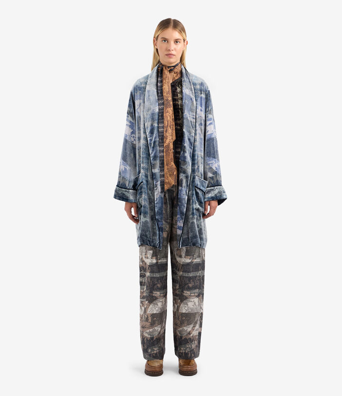 Pierre Louis Mascia KANPUR Dressing Gown Viscose Silk Multicolor KANPURSVVT11668L92VI513587101