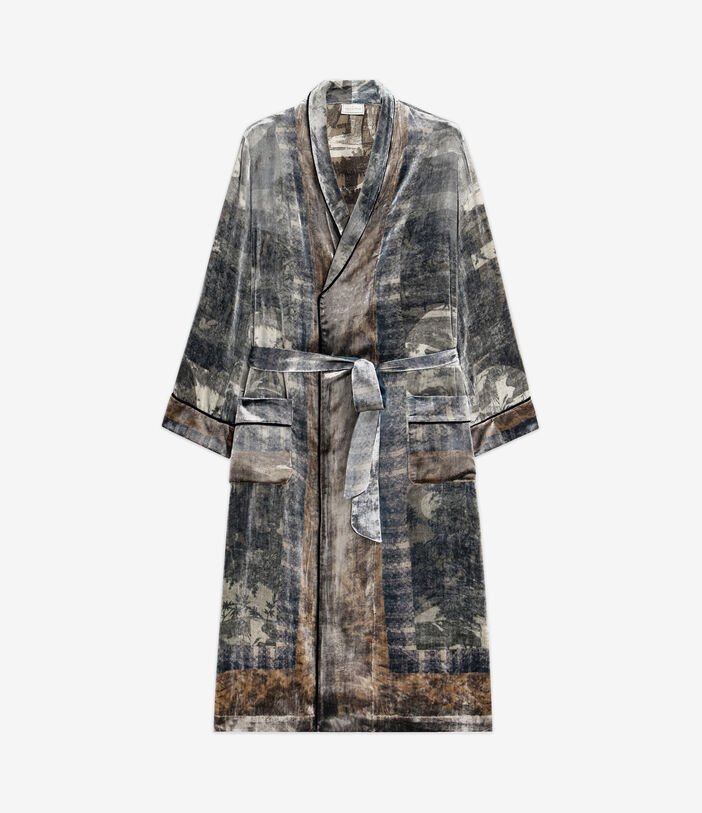 Pierre Louis Mascia KANPUR Dressing Gown Viscose Silk Multicolor KANPURSVVT11668L124VI513579101