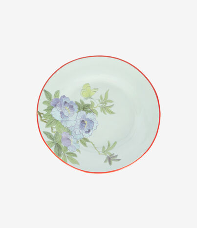 Pierre Louis Mascia PLATE Floral Plate Ceramic/Earthenware Multicolor PLATEAP05CRMAZZURRO