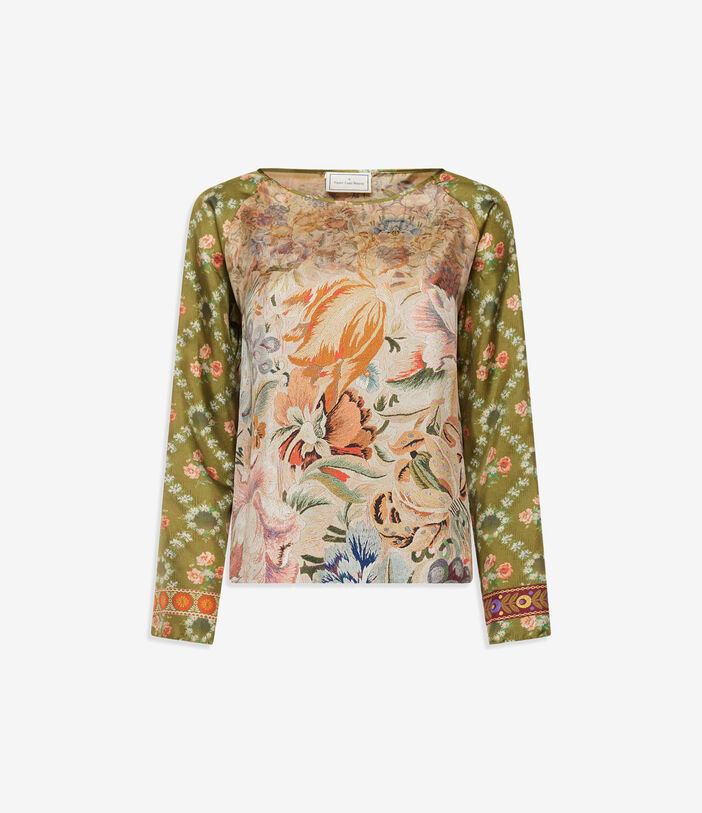 Pierre Louis Mascia ALOE Longsleeve Shirt Silk Pierre Louis Mascia ALOE Longsleeve Shirt Silk Multicolor ALOESCML10061SE516213101