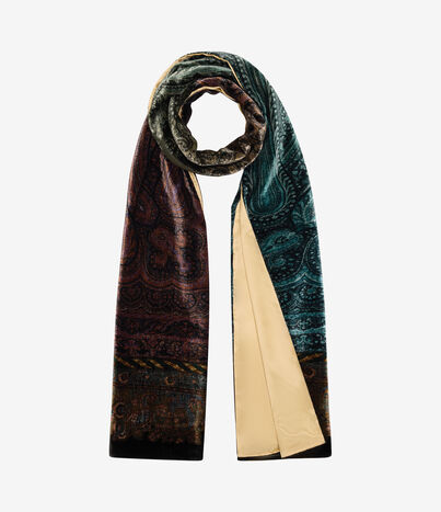 Pierre Louis Mascia KANADAS Scarf Viscose Silk 65x200 VELLUTO D'OMBRA KANADAS065X200DVI518917101