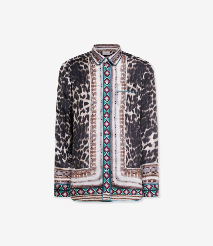 Pierre Louis Mascia ALOE Longsleeve Shirt Silk TRAMA SELVATICA ALOESCML10642SE517871101