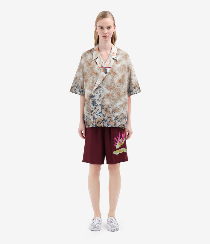 Pierre Louis Mascia DIOMEDE Shortsleeve Shirt Cotton Multicolor DIOMEDESCMC12464CO514905101