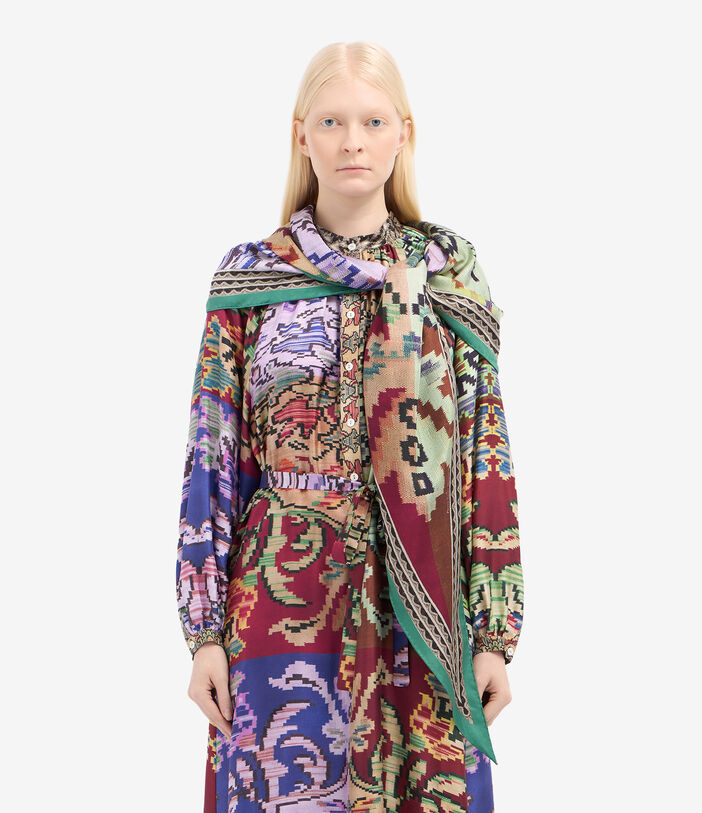 Pierre Louis Mascia ALOEUW Scarf Silk 65x120 Pierre Louis Mascia ALOEUW Scarf Silk 65x120 Multicolor ALOEUWSW065X120LMFSE51581610118