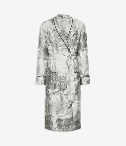 Pierre Louis Mascia ALOEGUM Dressing Gown Silk Multicolor ALOEGUMSVT10010L124SE516073103