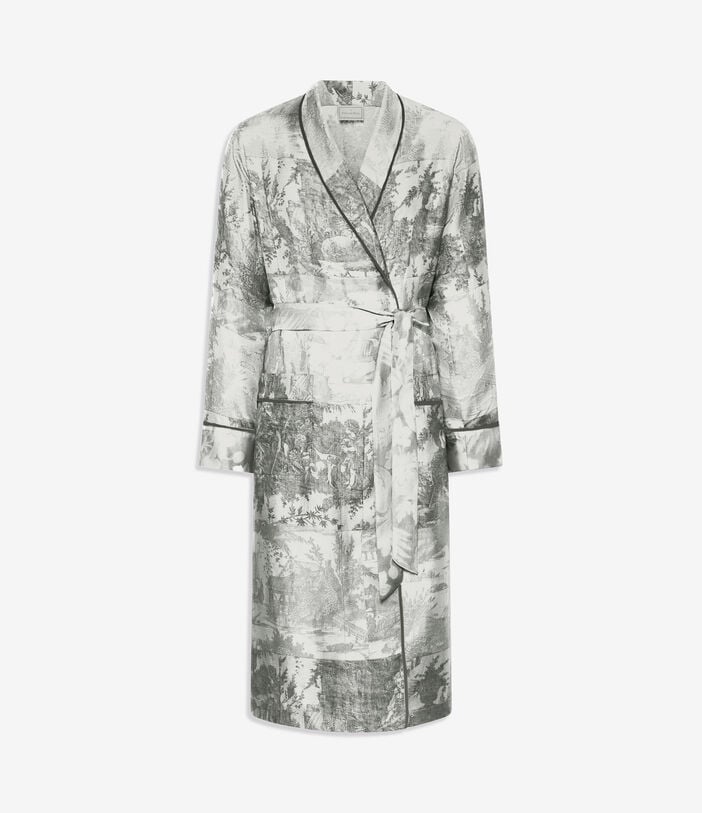 Pierre Louis Mascia ALOEGUM Dressing Gown Silk Pierre Louis Mascia ALOEGUM Dressing Gown Silk Multicolor ALOEGUMSVT10010L124SE516073103