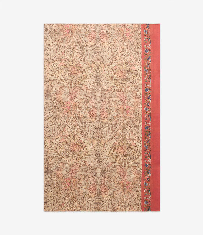 Pierre Louis Mascia CERBIATTOOTT Floral Tablecloth Cotton 175x275 TERRACOTTA CERBIATTOOTTB175X275PACCO512855101
