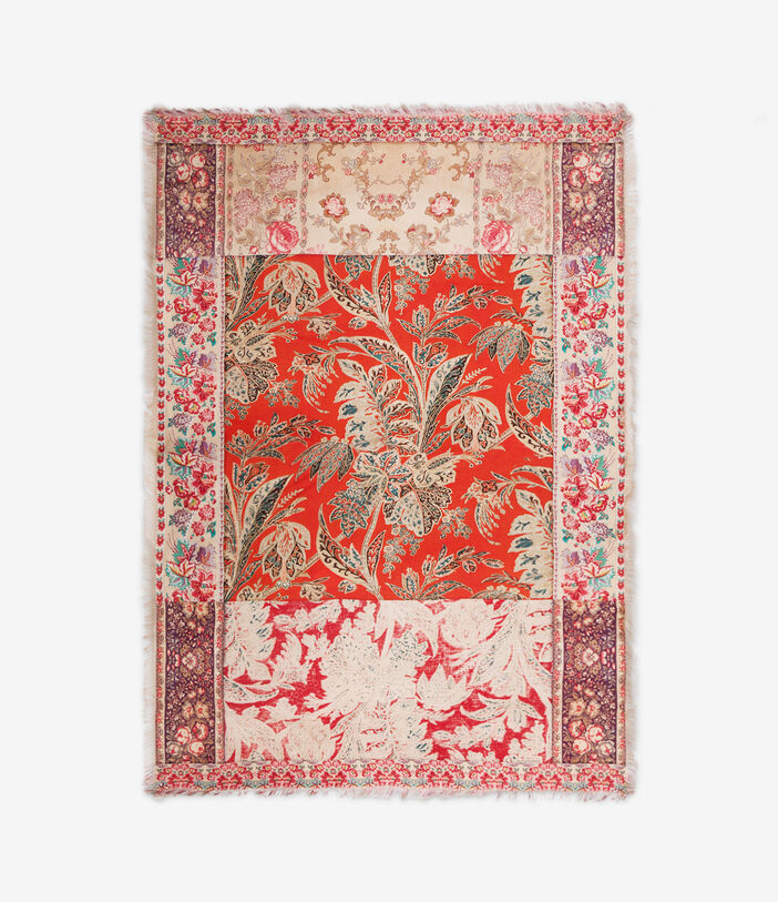 Pierre Louis Mascia ALOEUW Shawl Scarf Silk 135x195 SPICE RED ALOEUWSW135X195S4SE51433110118