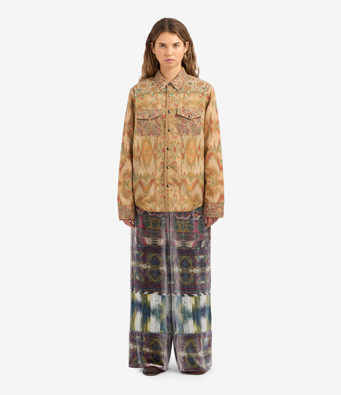 Pierre Louis Mascia INTEGMOS Longsleeve Shirt Polyamide Multicolor INTEGMOSCML10973PA513555101