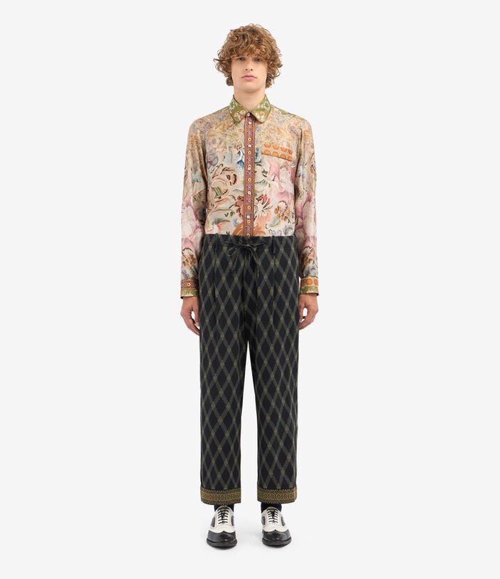 Pierre Louis Mascia DYLAN Trousers Virgin wool Pierre Louis Mascia DYLAN Trousers Virgin wool Multicolor DYLANSPT12172WV143902101