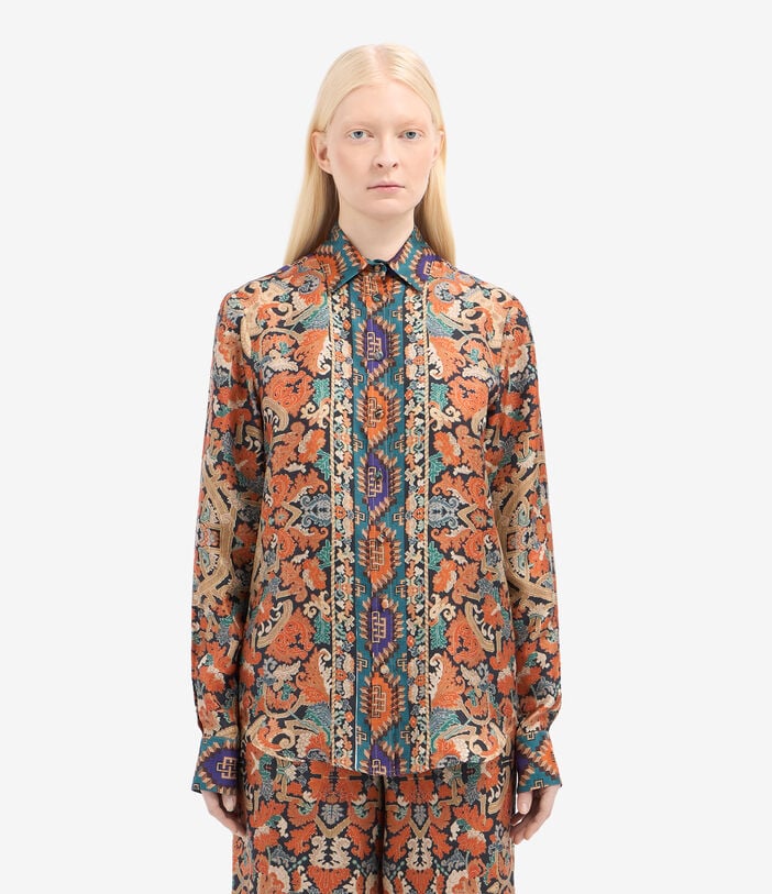 Pierre Louis Mascia ALOE Longsleeve Shirt Silk Pierre Louis Mascia ALOE Longsleeve Shirt Silk KILIM ALOESCML11190SE516265101