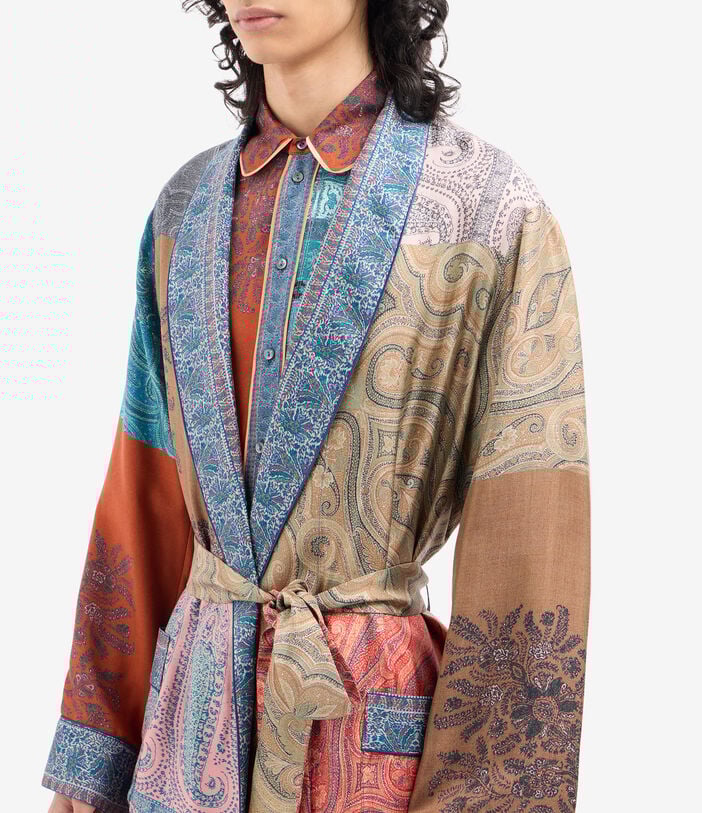 Pierre Louis Mascia ALOE Dressing Gown Silk CORALLO ANTICO ALOESVT10010L124SE518151101