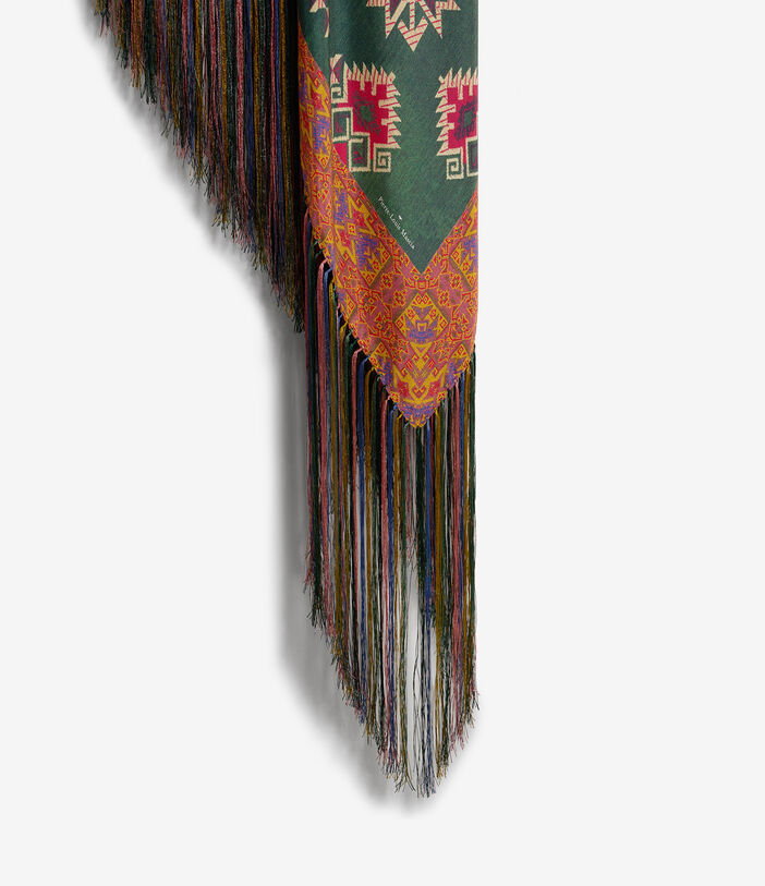 Pierre Louis Mascia ALOEUW Shawl Scarf Silk 135x135 Pierre Louis Mascia ALOEUW Shawl Scarf Silk 135x135 Multicolor ALOEUWSW135X135INSE51234110318