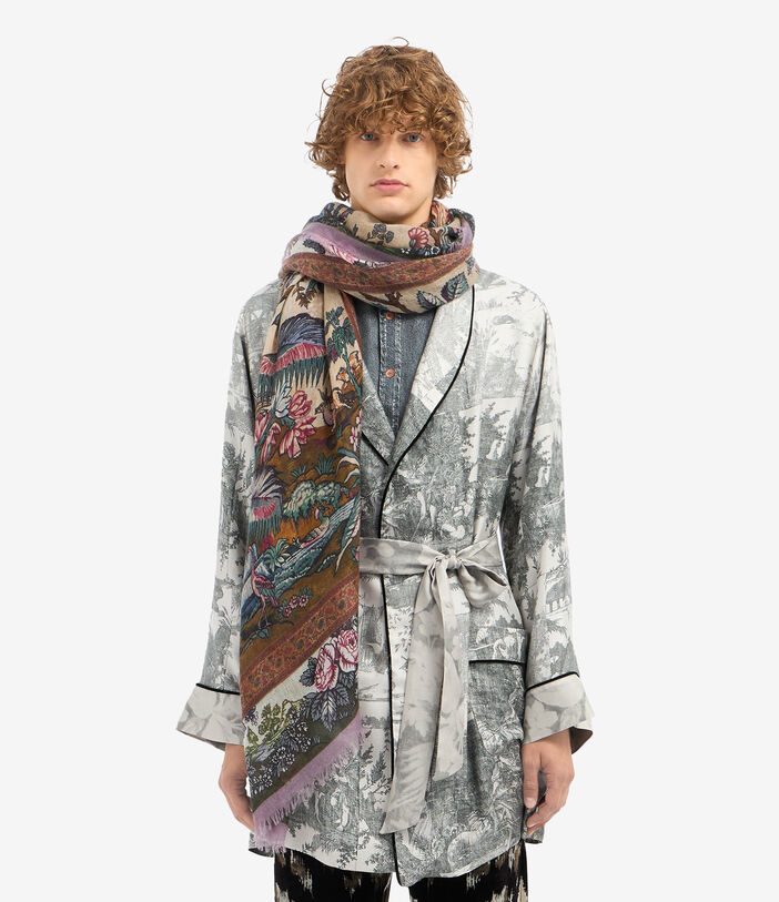 Pierre Louis Mascia EUCLIDE Shawl Scarf Cashmere 135x195 Pierre Louis Mascia EUCLIDE Shawl Scarf Cashmere 135x195 Multicolor EUCLIDES135X195SWS51562710121