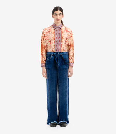 Pierre Louis Mascia KANKAM Trousers Viscose Silk Multicolor KANKAMPT12699VI516524101