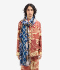 Pierre Louis Mascia ALOEUW Shawl Scarf Silk 135x195 ZAFFIRO ISCHIA ALOEUWSW135X195S4SE517301101