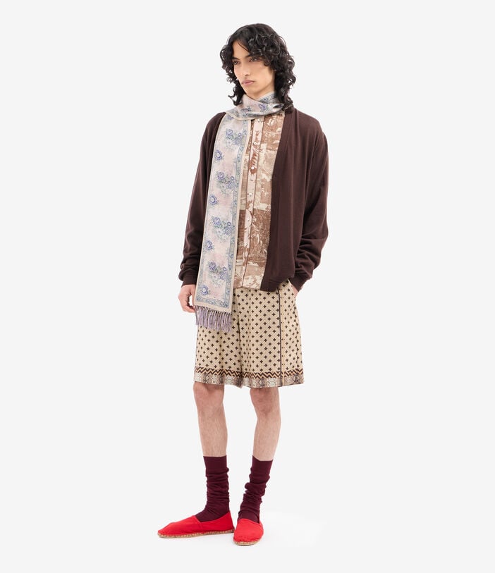 Pierre Louis Mascia ALOE Shorts Silk SABBIA ALOESPN11765SE518014101