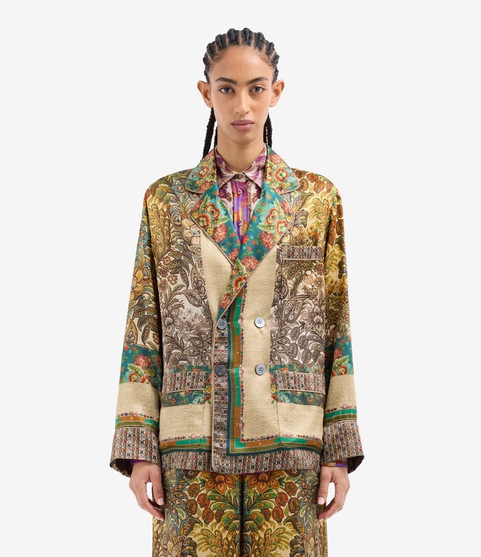 Pierre Louis Mascia MUTKA Jacket Silk GIARDINO BOTANICO MUTKASGC11351SE518147101