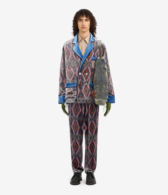 Pierre Louis Mascia KANPUR Trousers Viscose Silk Multicolor KANPURSVPT11667VI513581101