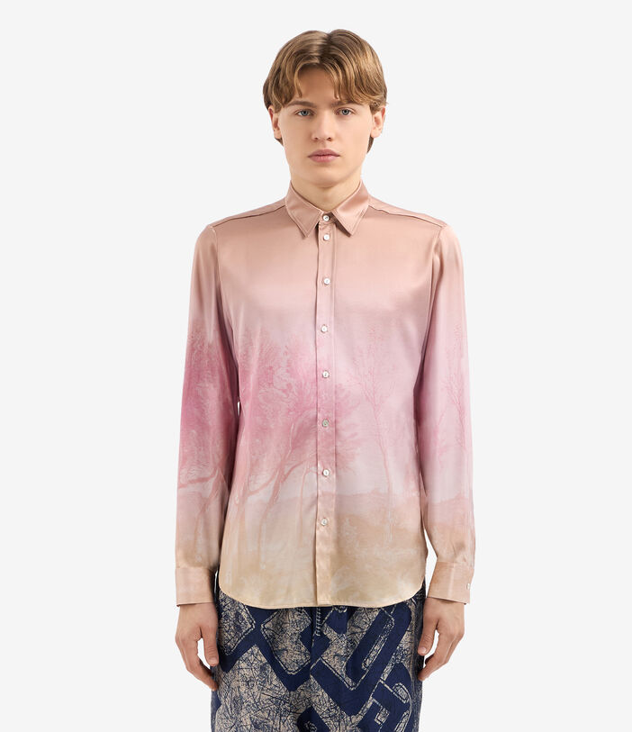 Pierre Louis Mascia ADASTRGUM Longsleeve Shirt Silk DUSTY ROSE ADASTRGUMSCML12451SE514715101