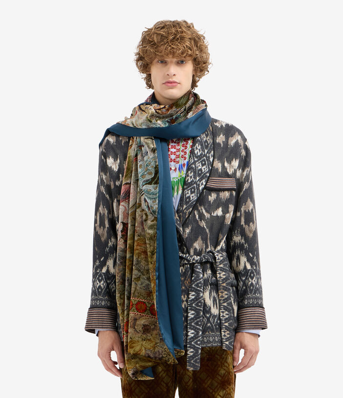 Pierre Louis Mascia KANADAS Shawl Scarf Viscose Silk 65x200 Multicolor KANADAS065X200DVI51582710160