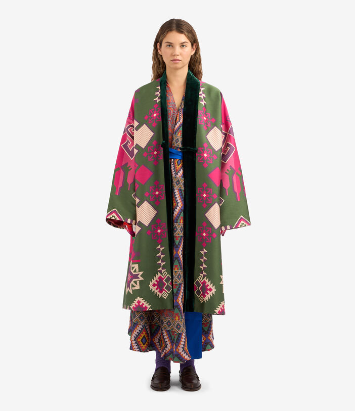 Pierre Louis Mascia CIALDA Wrap Dress Silk Multicolor CIALDASAB11914SE513358101