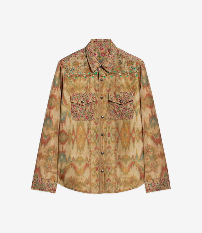 Pierre Louis Mascia INTEGMOS Longsleeve Shirt Polyamide Multicolor INTEGMOSCML10973PA513555101