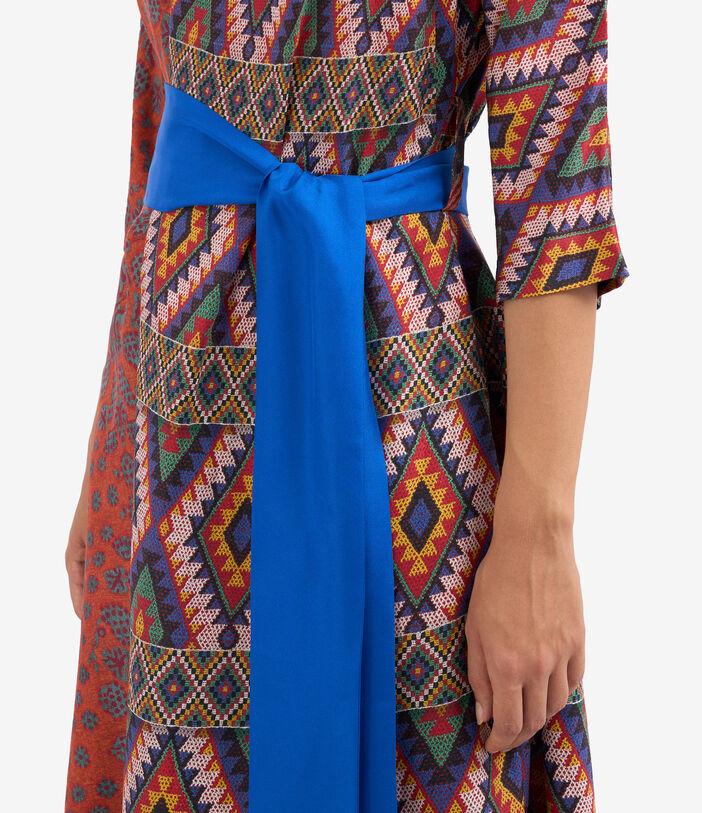 Pierre Louis Mascia CIALDA Wrap Dress Silk Multicolor CIALDASAB11914SE513358101