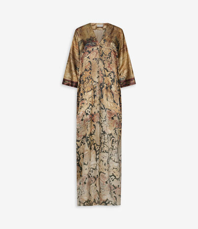 Pierre Louis Mascia MUTKA Dress Silk TERRACOTTA VELATA MUTKASAB12658SE519462101