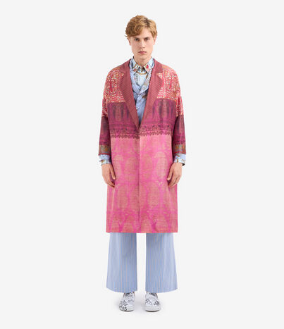 Pierre Louis Mascia ENEKAM Jacket/Raincoat Silk FUCHSIA ENEKAMSPO12438SE514978101