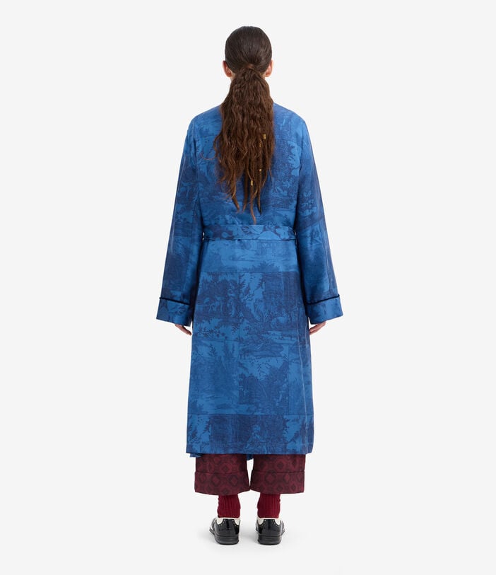 Pierre Louis Mascia ALOEGUM Dressing Gown Silk Pierre Louis Mascia ALOEGUM Dressing Gown Silk Multicolor ALOEGUMSVT10010L124SE516073102
