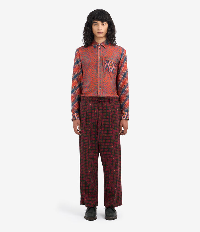 Pierre Louis Mascia DYLAN Trousers Virgin wool Multicolor DYLANSPT12172WV139596104