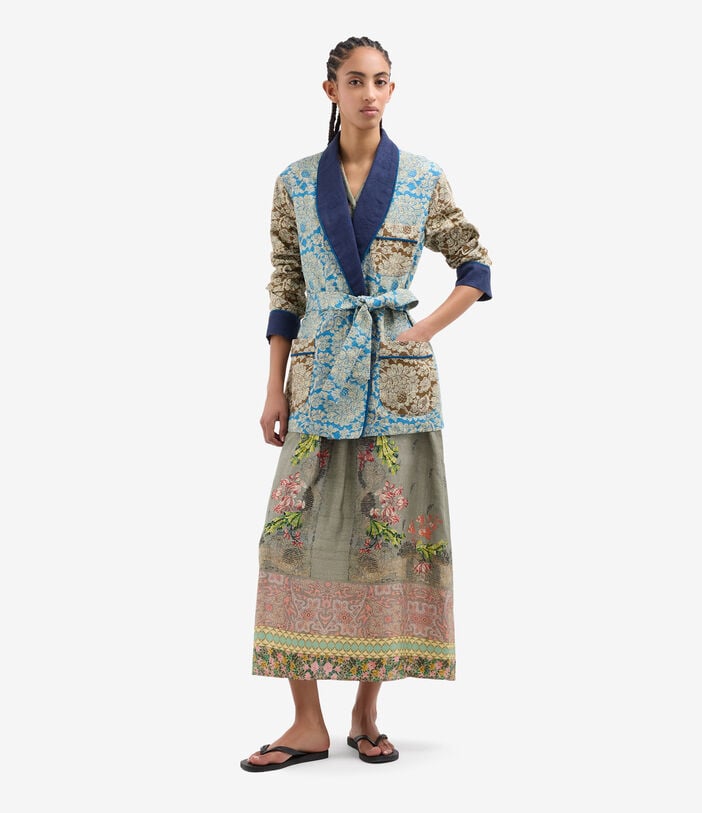 Pierre Louis Mascia ALOE Shirt Dress Silk ULIVO ALOESAB11899SE518571101