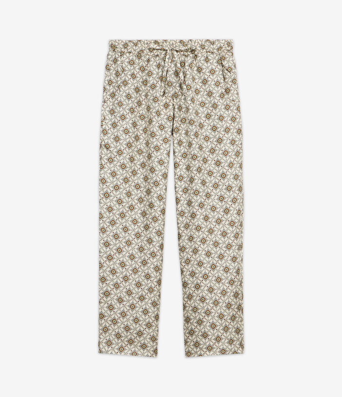 Pierre Louis Mascia ALOE Trousers Silk Multicolor ALOESPT10959SE122473101