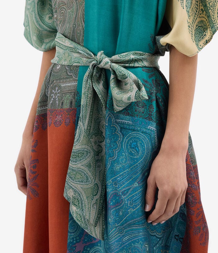 Pierre Louis Mascia ALOE Kaftan Coat Silk GIADA ALOESKL10062L200SE518027101