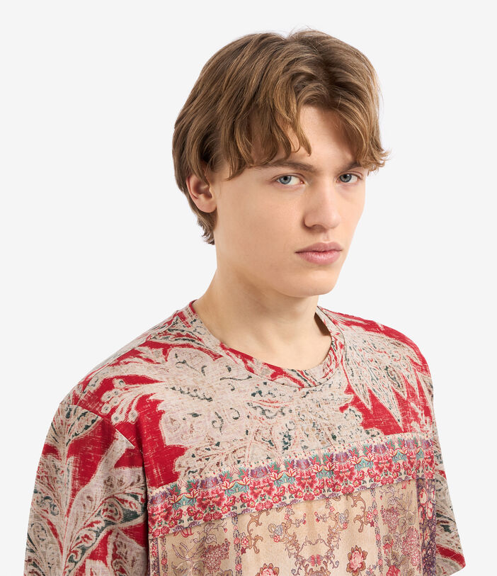 Pierre Louis Mascia ALOGRE T-shirt Cotton Silk SPICE RED ALOGRETS12462CO514900101