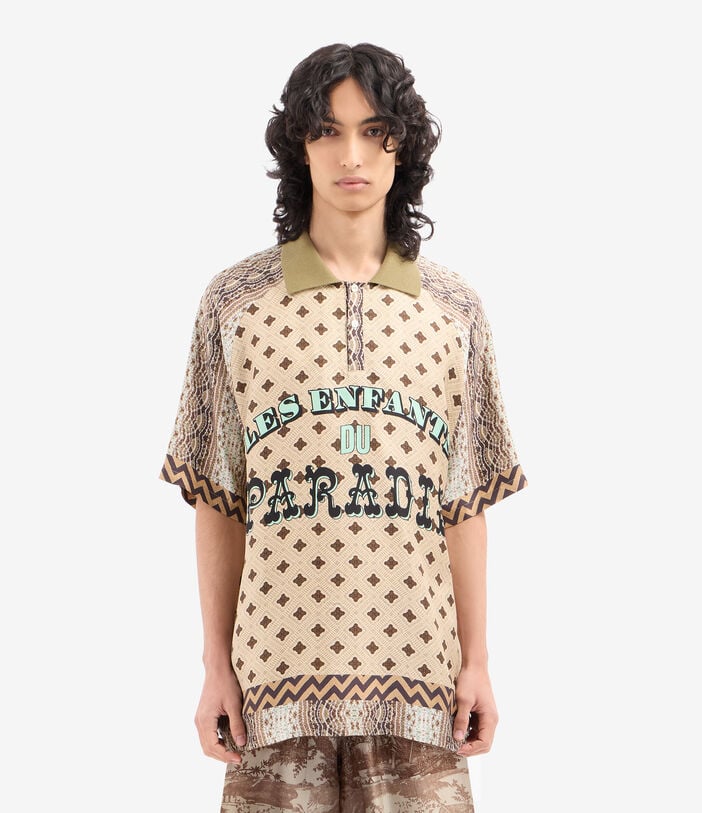 Pierre Louis Mascia ALOE Polo Shirt Silk SABBIA ALOESPO12563SE518169101